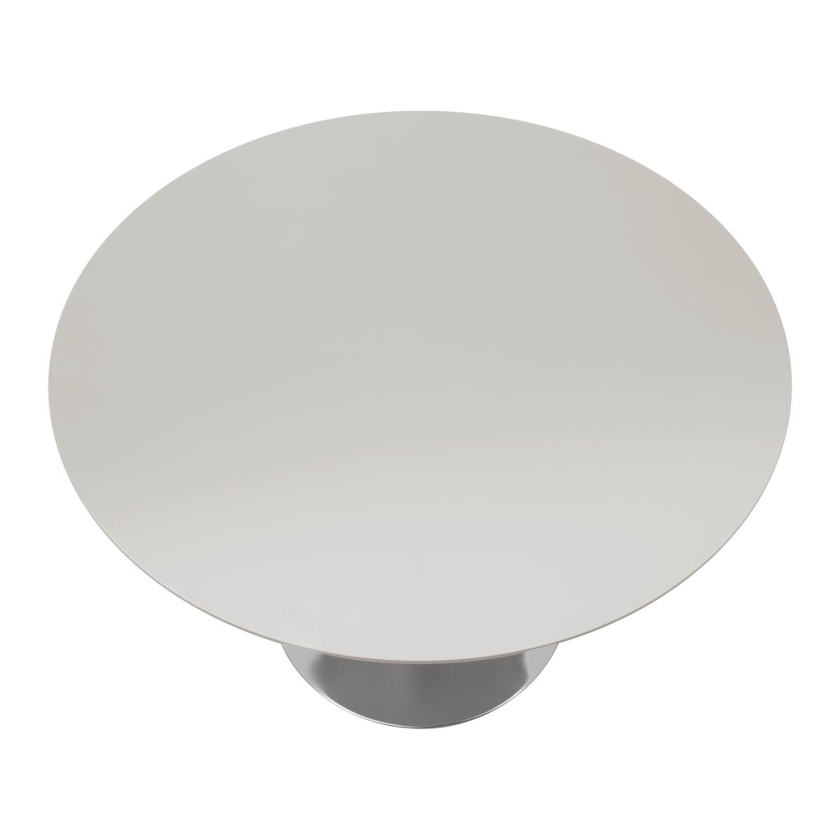 Esstisch Caitlyn Chromfarben - Chromfarben, Design, Holz/Metall (100/75/100cm) - Mömax