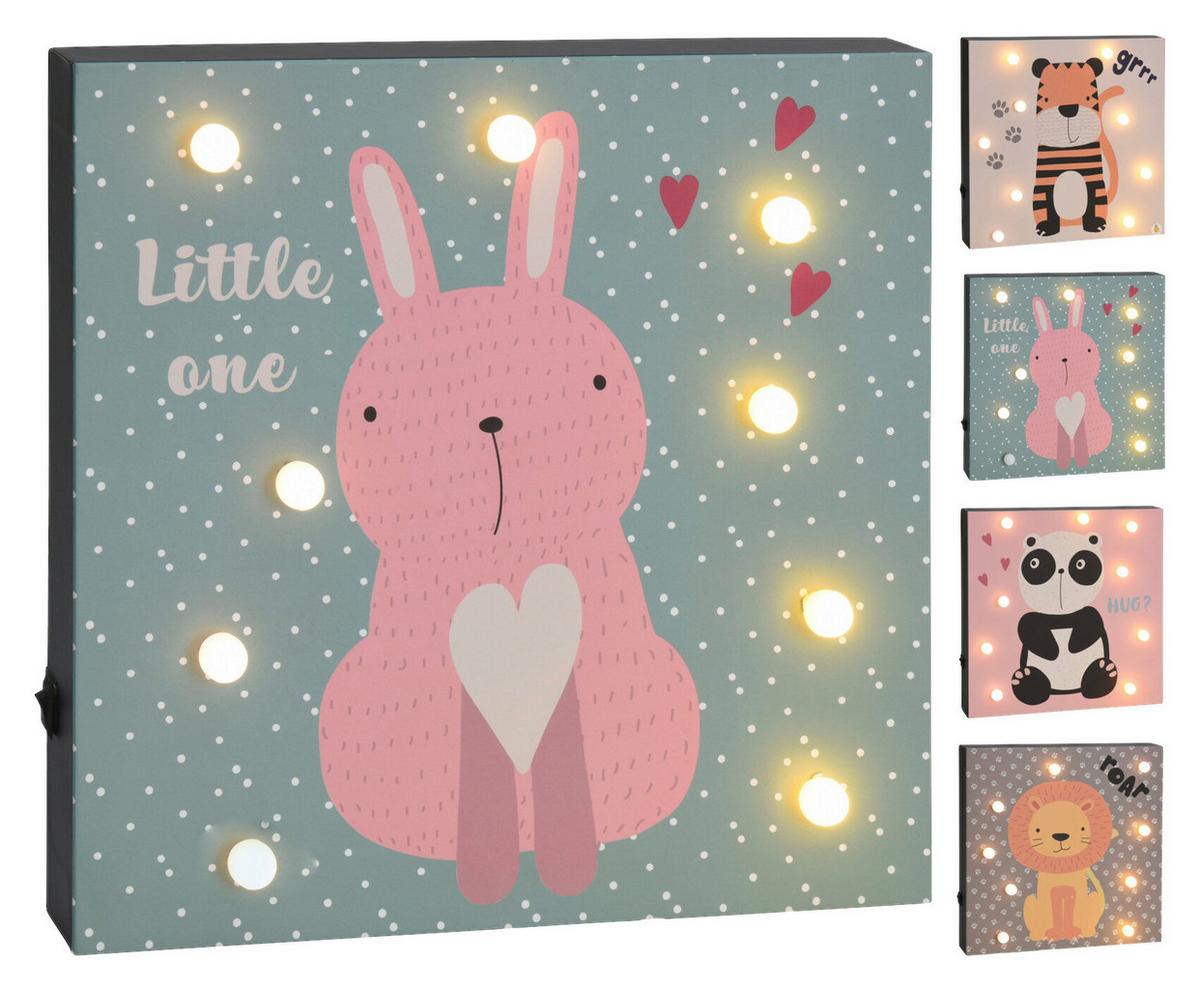 Led-es Kép Kids Collection - műanyag/fa (29/29/30cm)