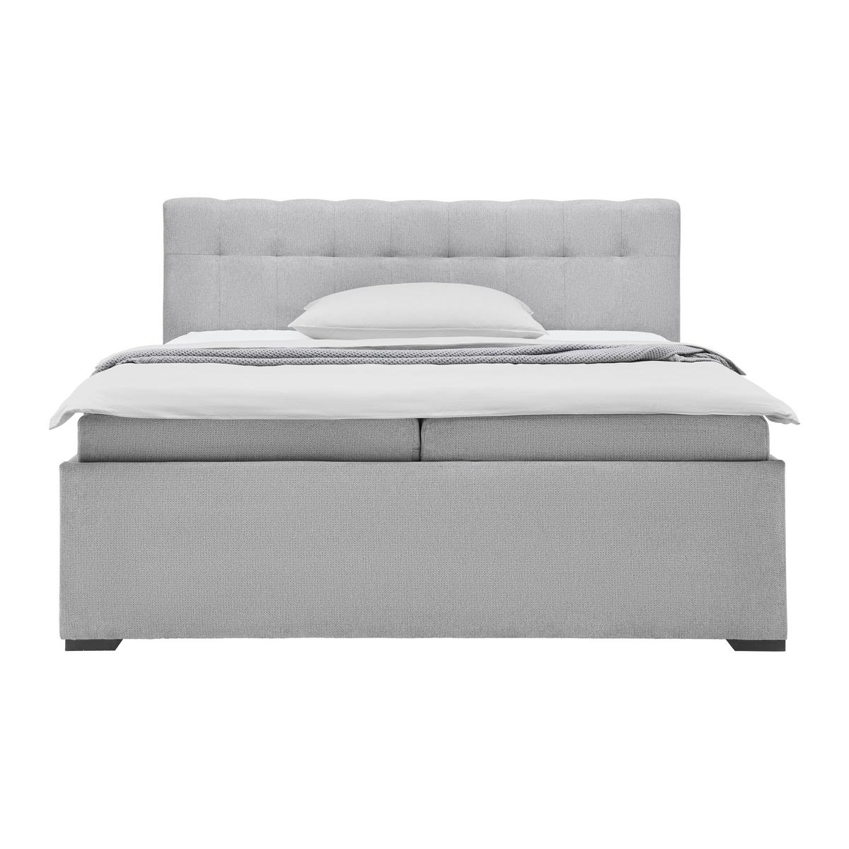 Polsterbett Thor in Grau ca. 200x200cm - Buchefarben/Grau, KONVENTIONELL, Textil (200/200cm) - Mömax