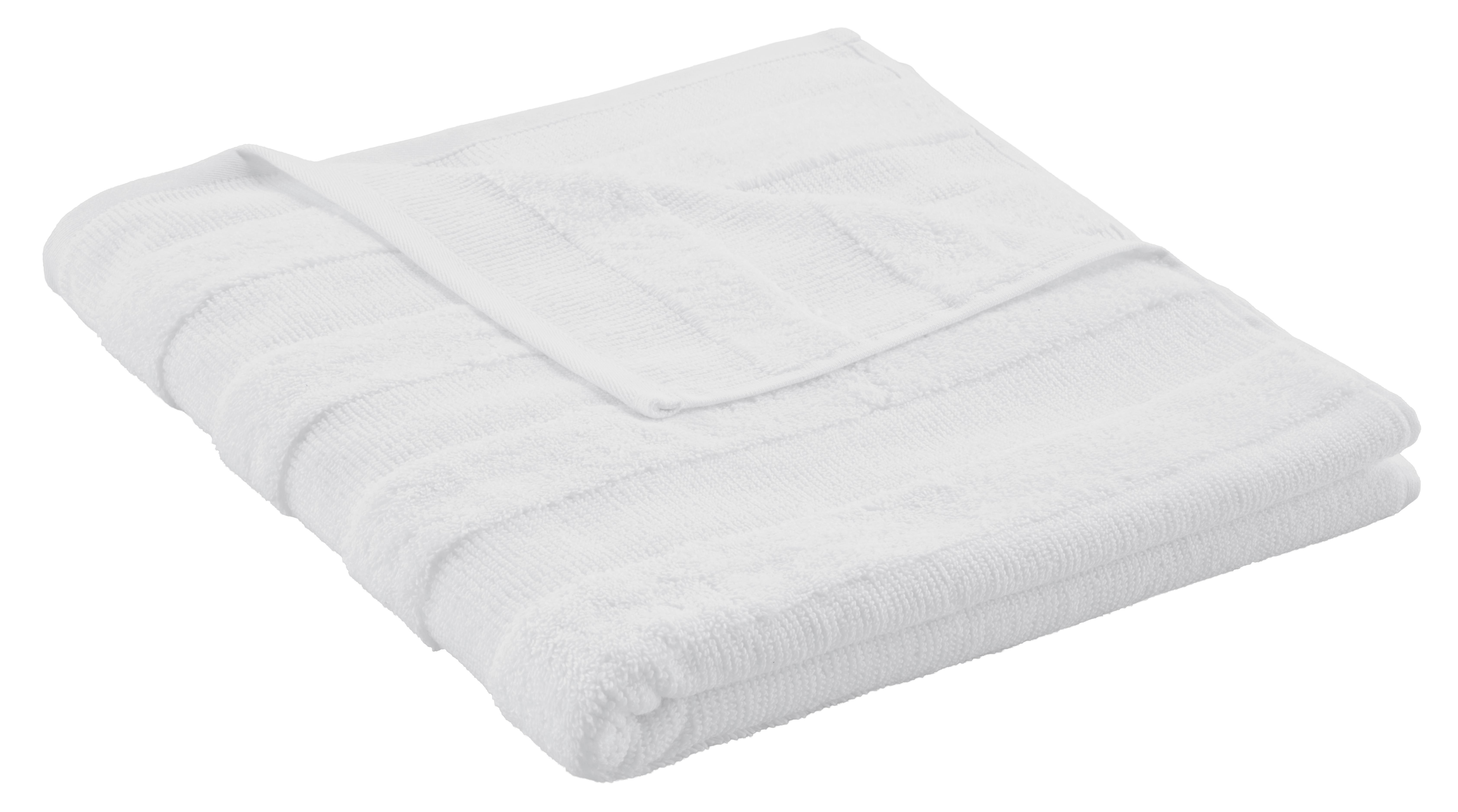Duschtuch Chris in Weiß ca. 70x140cm - Weiß, Textil (70/140cm) - Premium Living