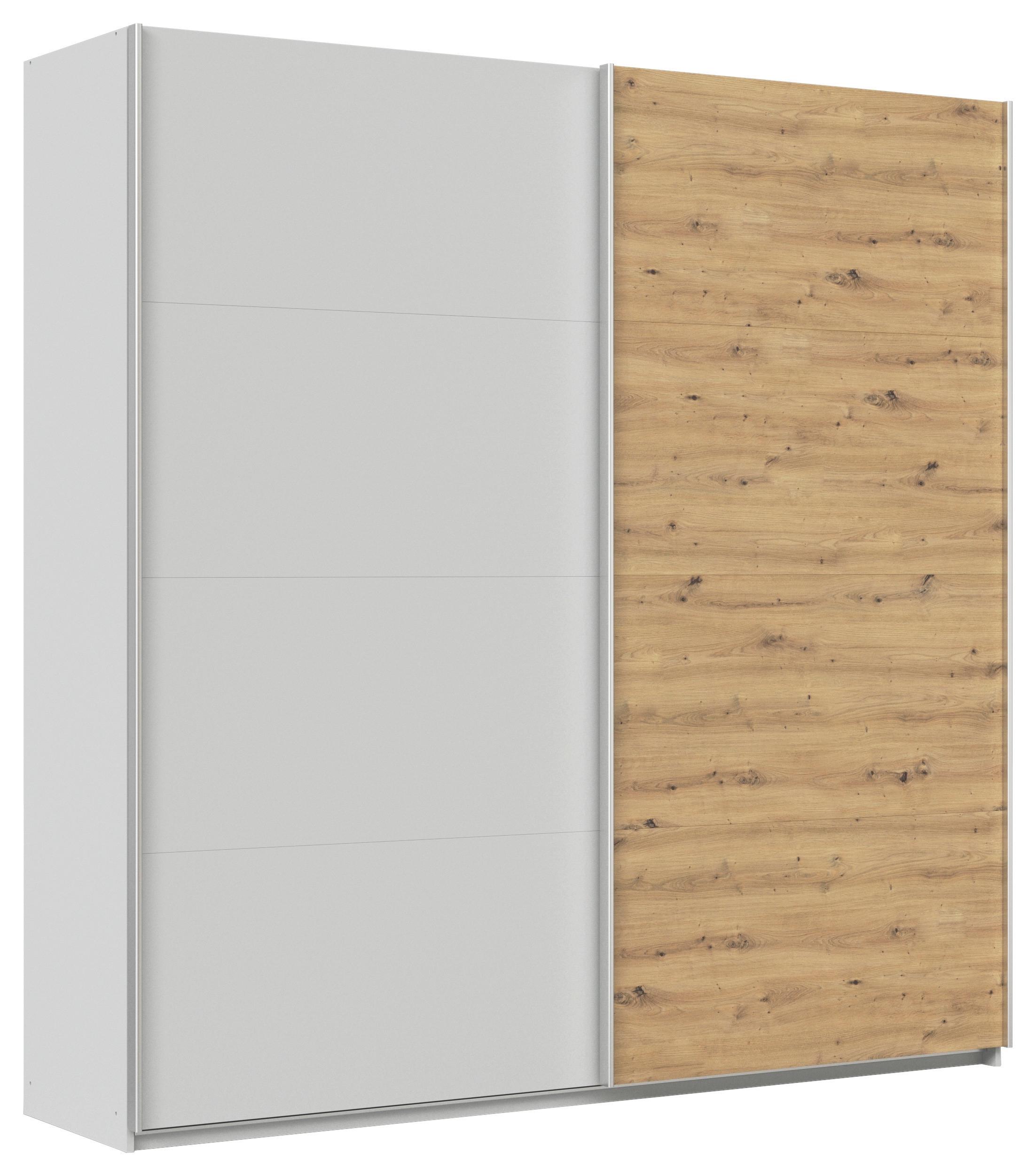 DULAP USI CULISANTE FELDKIRCH - gri deschis/stejar Artisan, Modern, material pe bază de lemn (225/229/62cm)