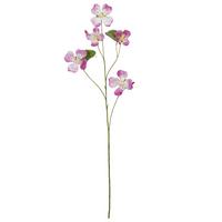 Dekozweig Bauhinia I Pink/Braun - Pink/Braun, Konventionell, Kunststoff (108cm) - Mömax