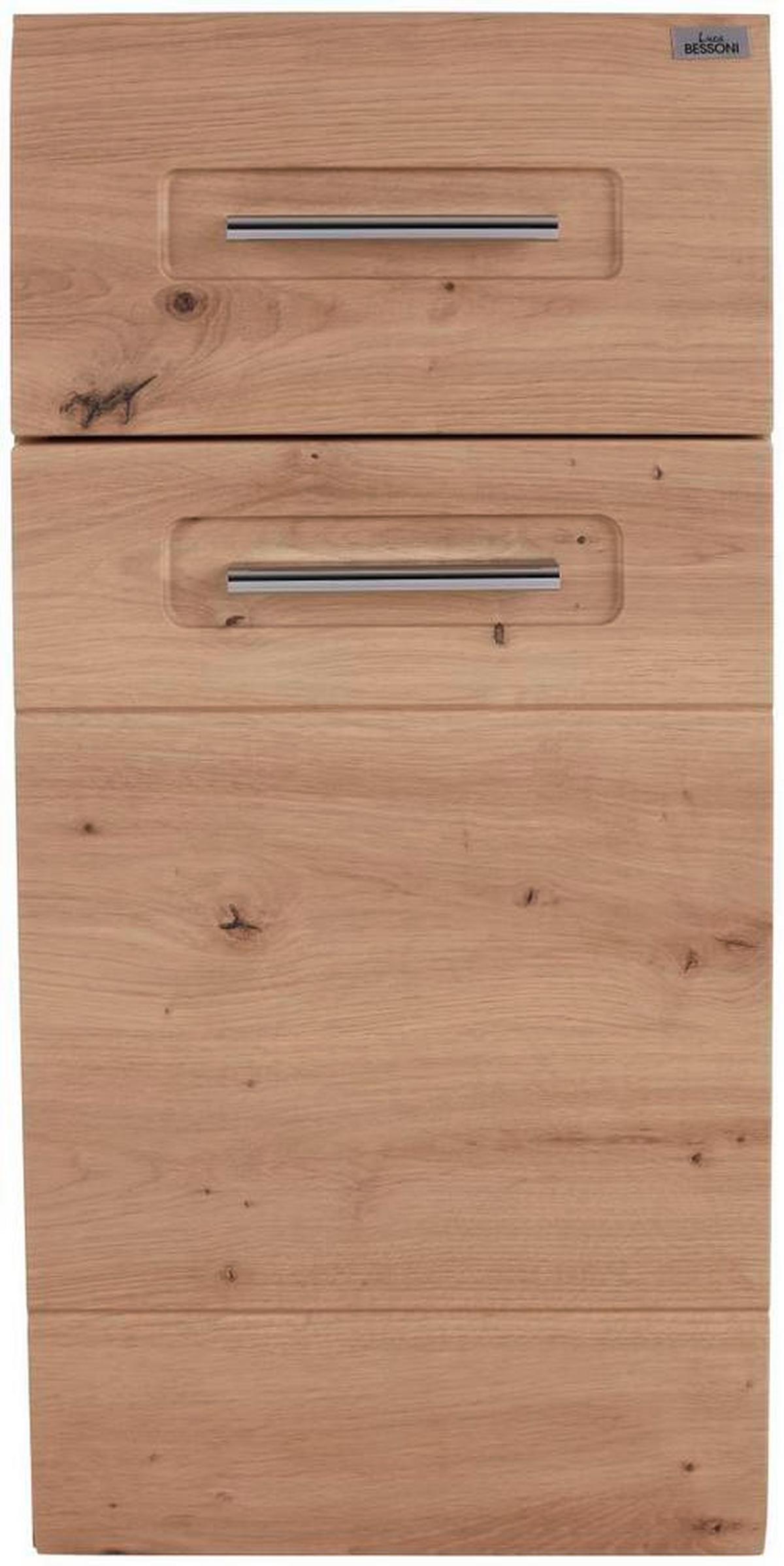 Spodnja Omarica Avensis 302 - barve kroma/barve hrasta, Moderno, kovina/leseni material (35/72/33cm) - Mömax