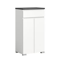 Ormarić Za Cipele Shoelove - bijela/siva, Moderno, drvni materijal (60/109/40cm) - Modern Living