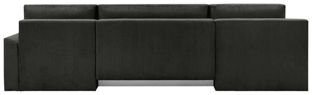 Coltar Kim - negru, Modern, lemn (146/313/160cm) - Modern Living