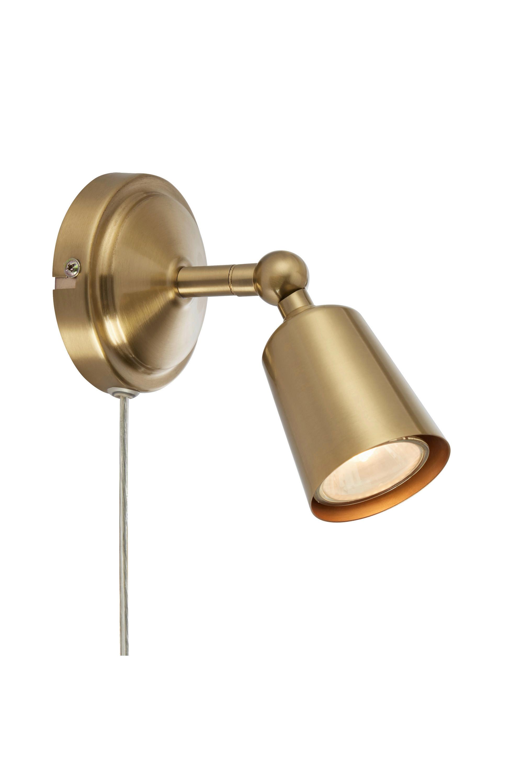 Wandleuchte Tiny Wall max. 7 Watt - Messingfarben, Design, Metall (15,5/9,5/11cm) - Markslöjd