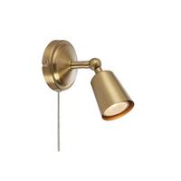 Wandleuchte Tiny Wall max. 7 Watt - Messingfarben, Design, Metall (15,5/9,5/11cm) - Markslöjd