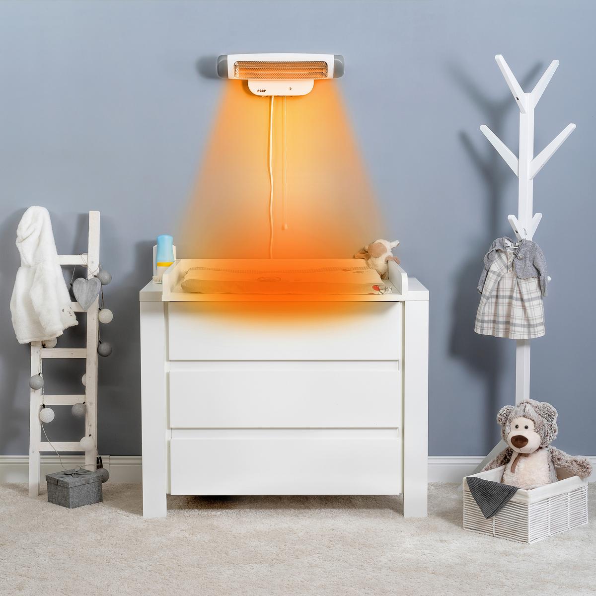 PROMIENNIK CIEPŁA 1926 - Basics, tworzywo sztuczne/metal (52/14cm) - Reer