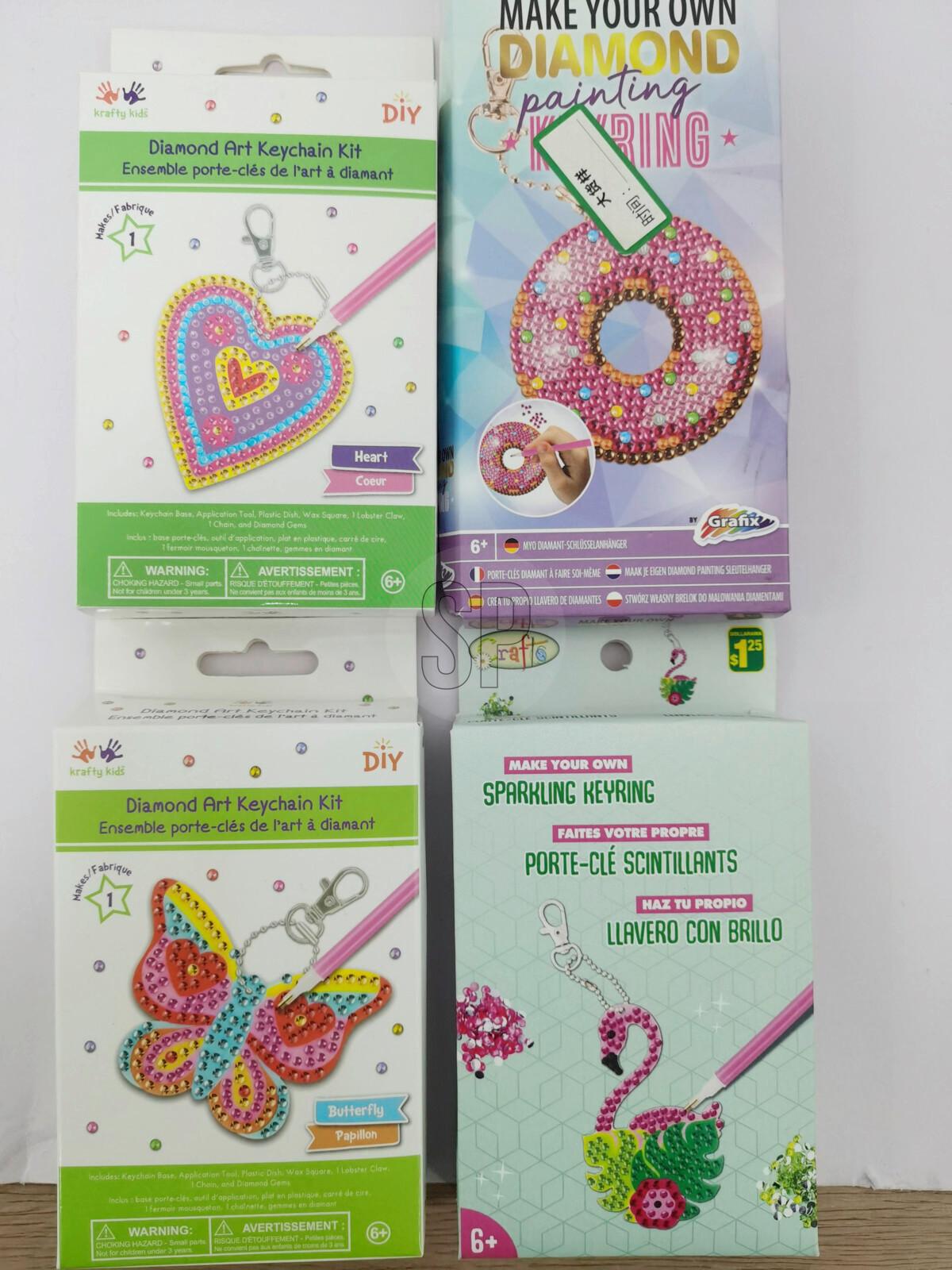 Dyi Kulcstartó Diamond Painting - műanyag (14,5/8/2,5cm)