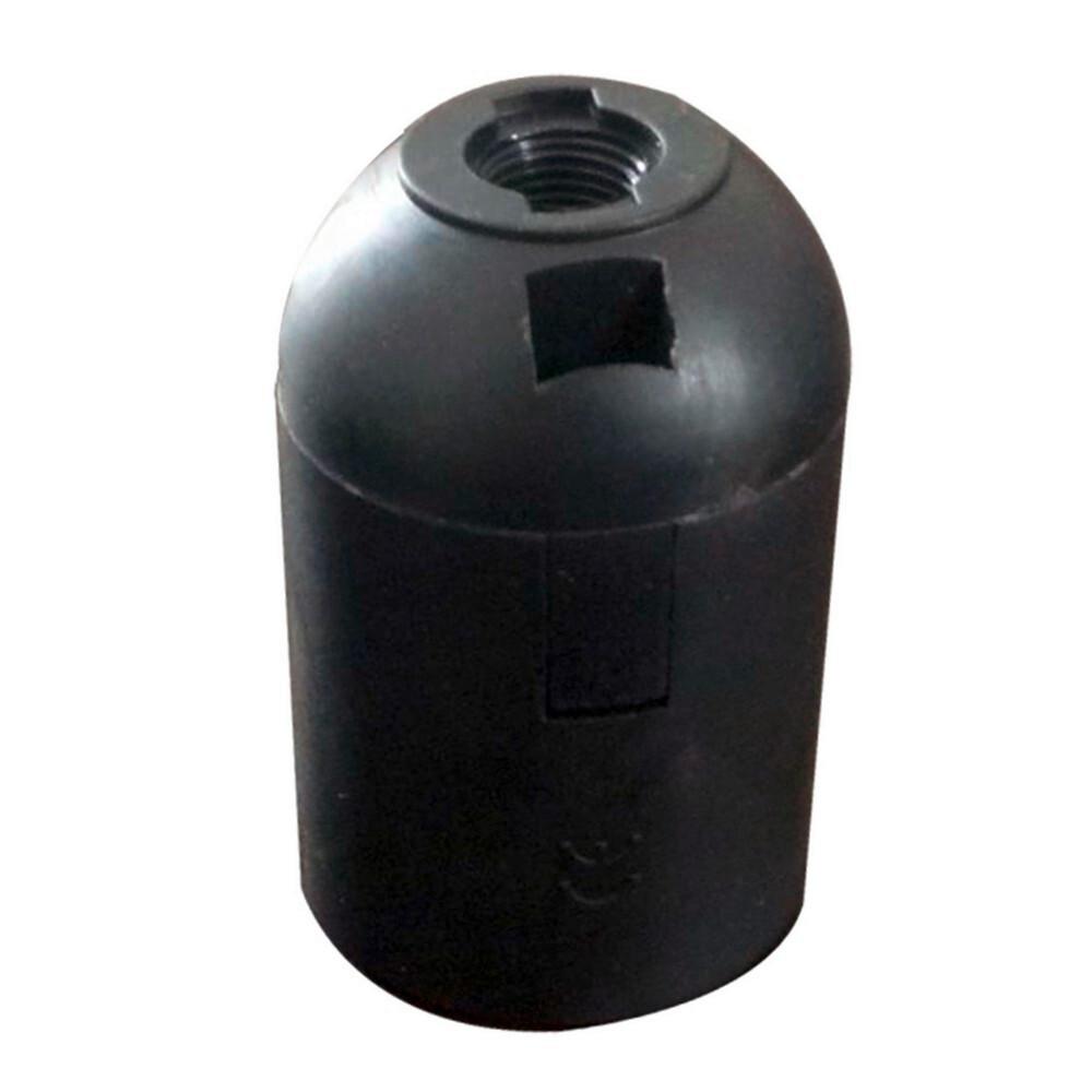 Lámpafoglalat 0708h - fekete, műanyag (3cm)