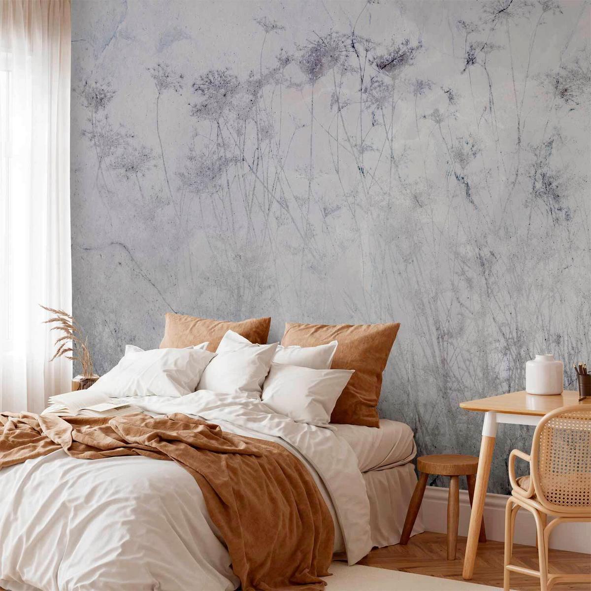 Fototapeta Indian Summer, 400x280cm - modra/siva, Trendi, tekstil (400/280cm) - artgeist