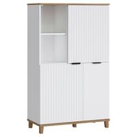 Visoka Komoda Plissee - Moderno, kovina/leseni material (84,8/141,4/40cm) - Mömax