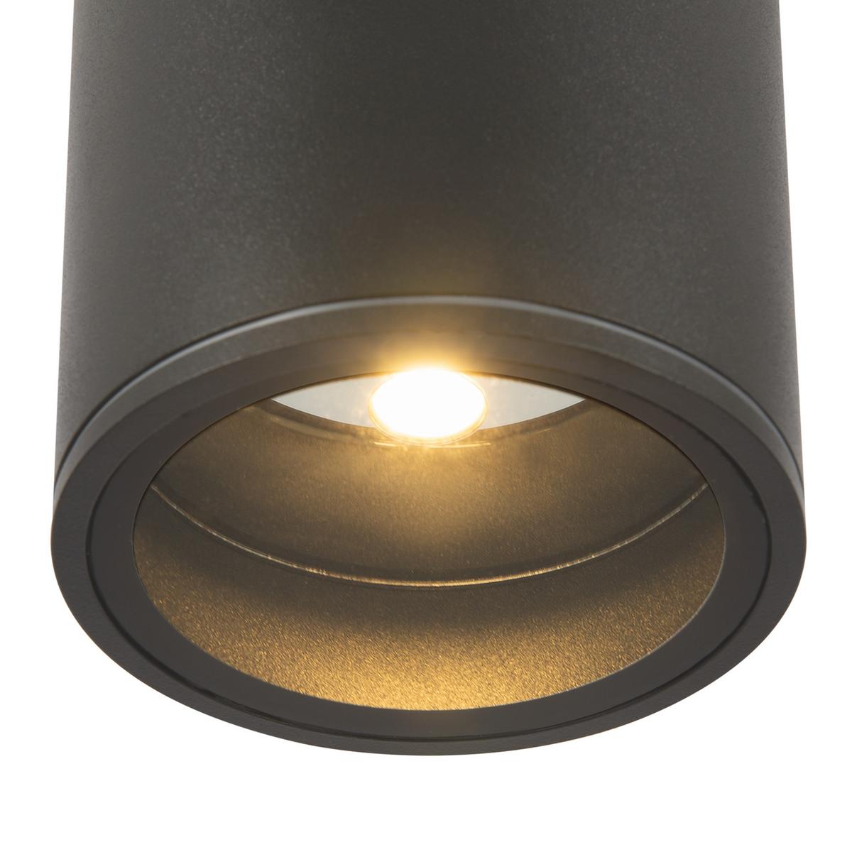 Außendeckenleuchte Bar Graphitfarben max. 7 Watt - Graphitfarben, Trend, Metall (9/11,5cm) - MAYTONI