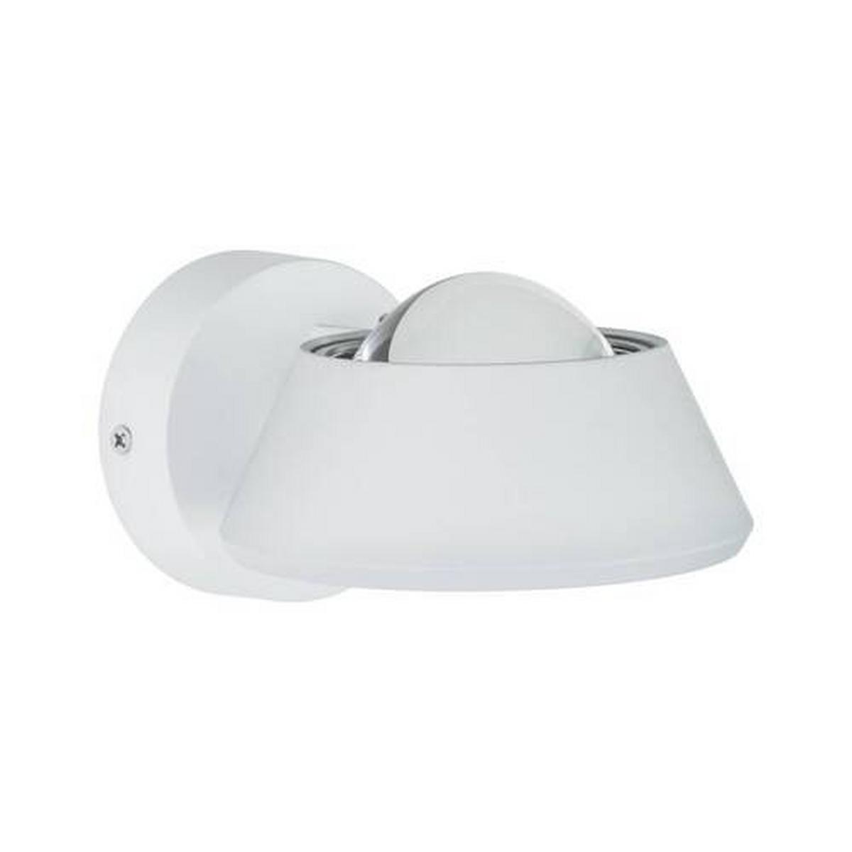Wandleuchte Sabik in Weiß max. 9 Watt - Weiß, Basics, Kunststoff - Paulmann