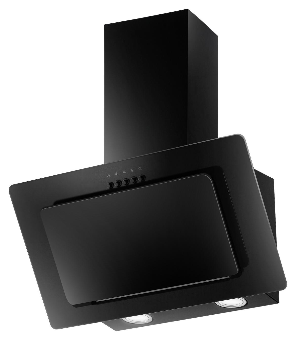 Dunstabzugshaube S22-60BBPY Schwarz - Schwarz, Basics, Metall (60/102/29cm) - PKM