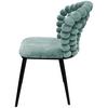STOL LIA - grön/svart, Lifestyle, metall/trä (55/85/62cm) - Mömax