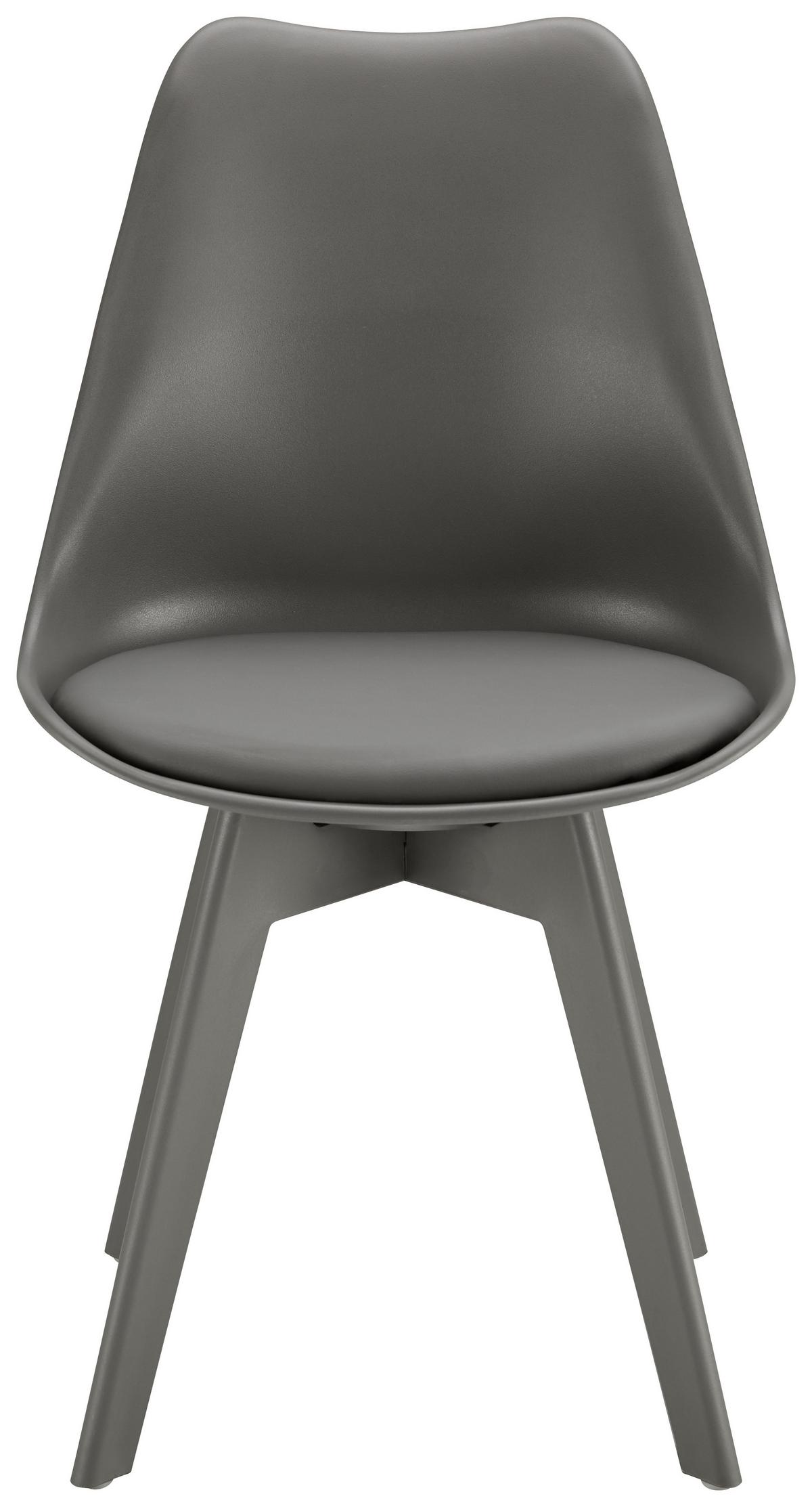 Szék Vega - szürke, Modern, műanyag (46/83/54cm) - Bessagi Home