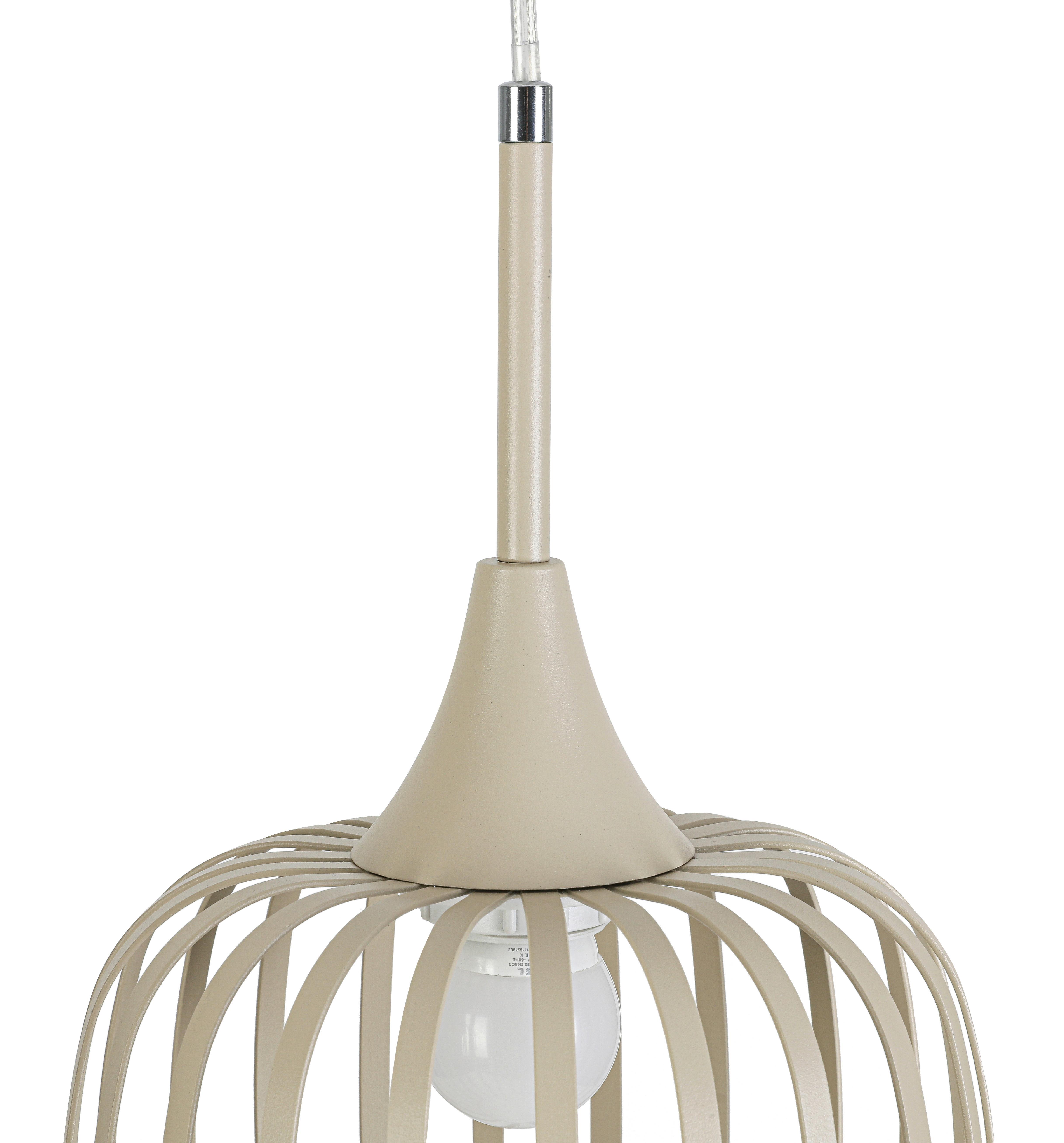HÄNGLAMPA MARTIN - sandfärgad, Modern, metall/plast (90/21/150cm) - Mömax