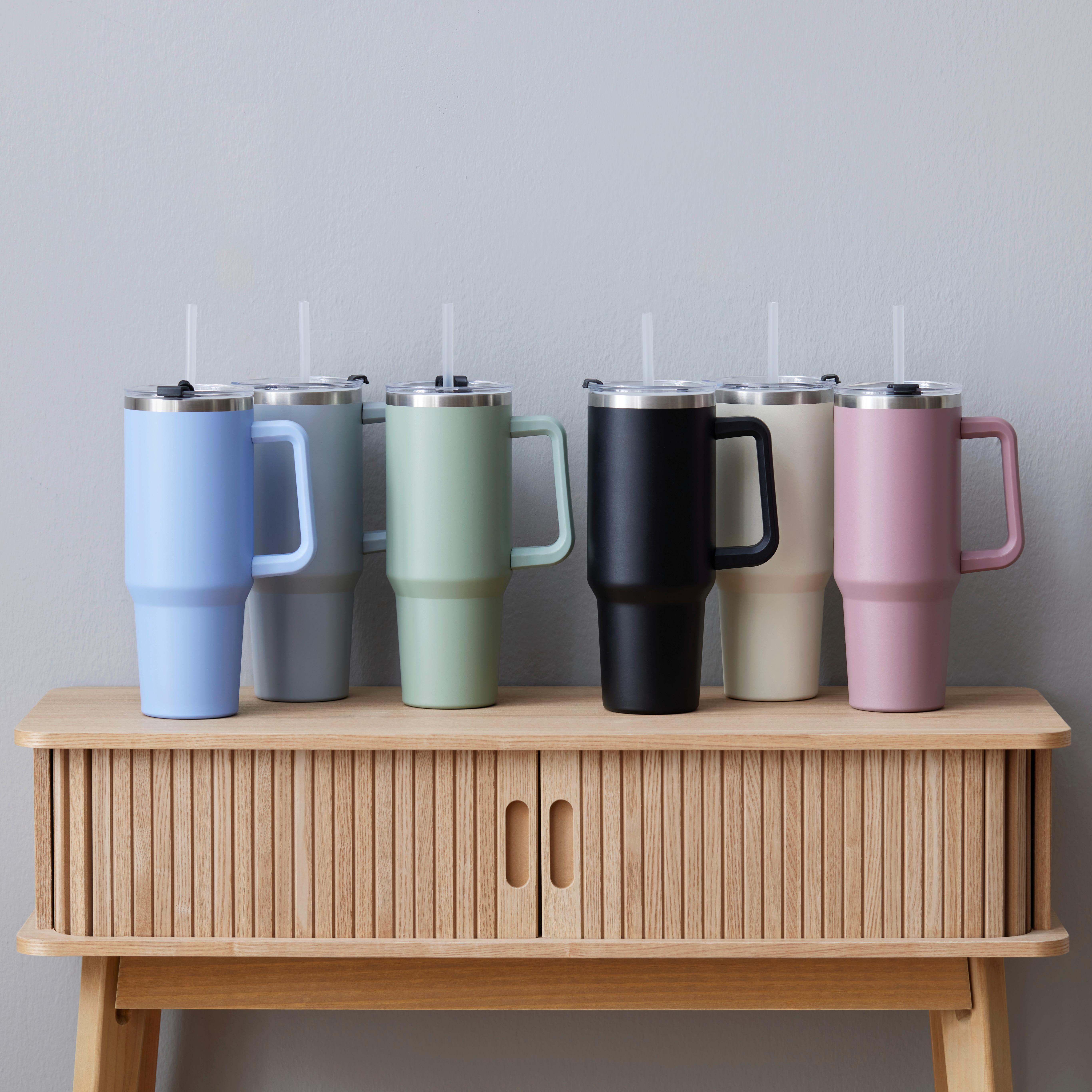 Thermobecher Betty Grün ca. 1,2l - MODERN, Kunststoff/Metall (16.5/10/32cm) - Mömax