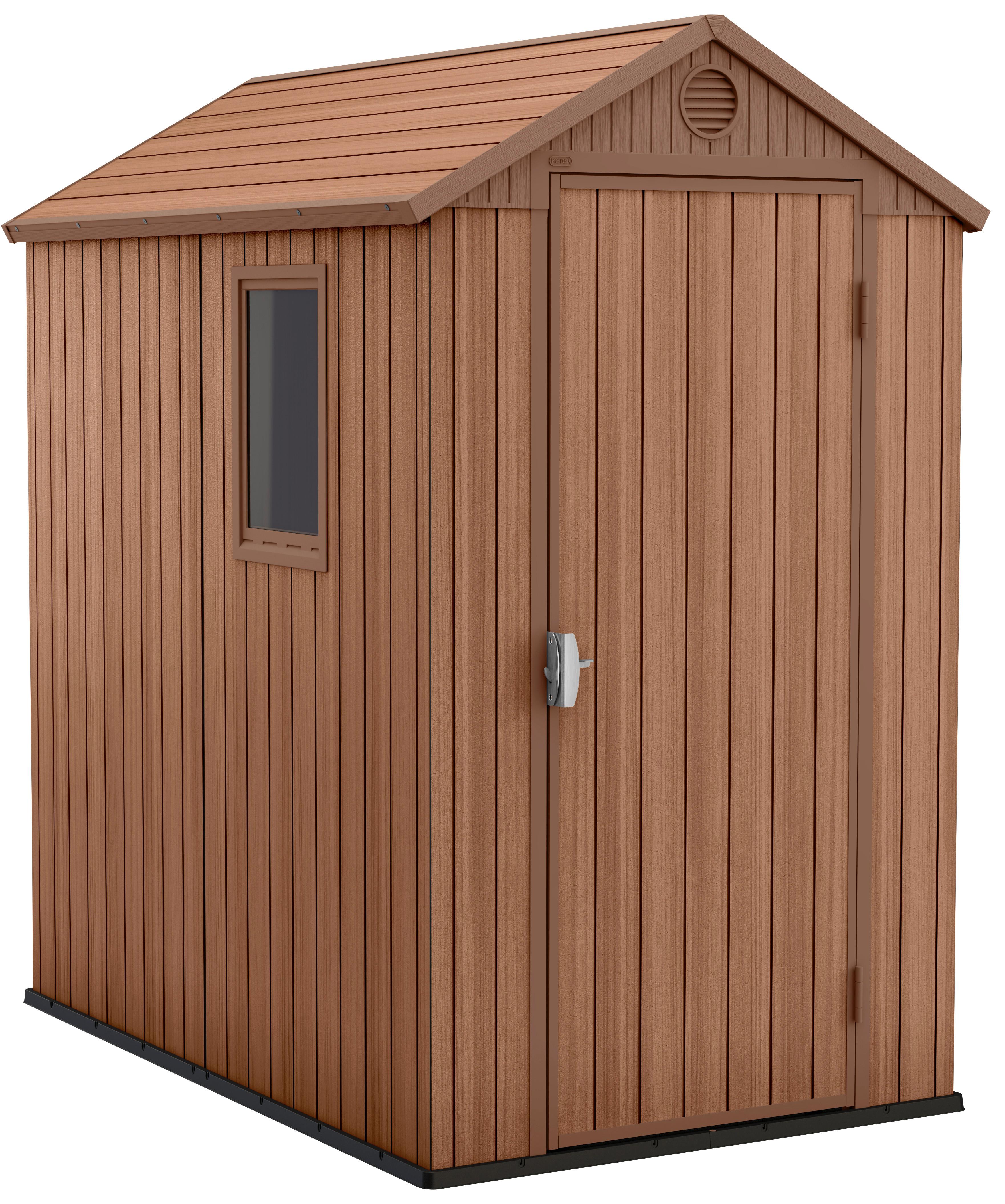 Kerti Ház Darwin 4x6 - barna (126/204/183cm) - Keter