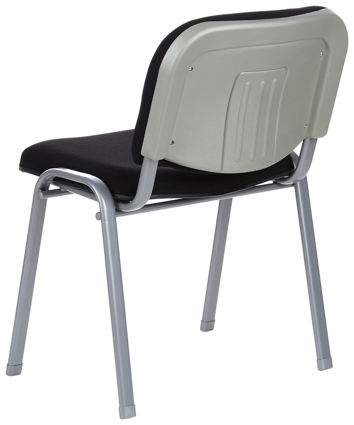 Konferenčni Stol Xt 600, Črna - srebrne barve/črna, Basics, kovina/tekstil (58/84/48cm) - MID.YOU