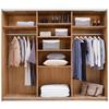 KAST MET ZWEEFDEUREN MONTERRAY - Eikenkleuren, Konventionell, Houtcomposiet/Hout (250/222/60cm) - Premium Living