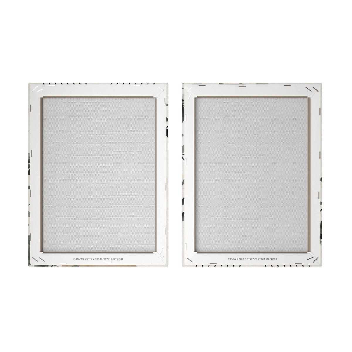 Bilderset CA Multicolor - Multicolor, Basics, Holz/Textil (2x32/42cm)