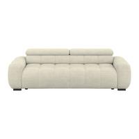 Velika Sofa Bull - crna/krem, Trend, tekstil/plastika (248cm) - Luca Bessoni