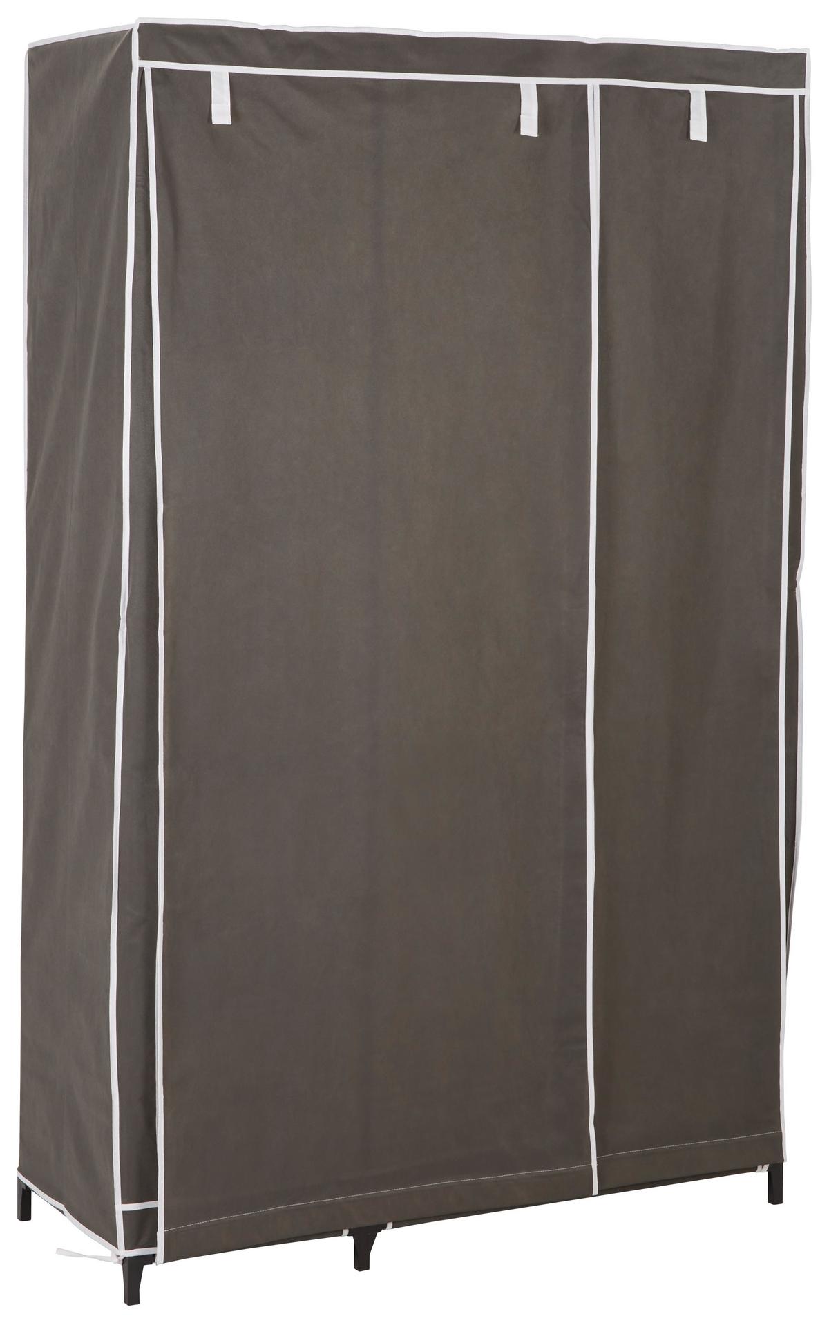 SZAFA MATERIAŁOWA JACK - szary, Basics, tworzywo sztuczne/metal (110/178/46cm) - Carryhome