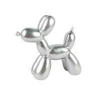 Dekor Kutya Silver Doggy - ezüst, Modern, műanyag (20/7,5/18cm)