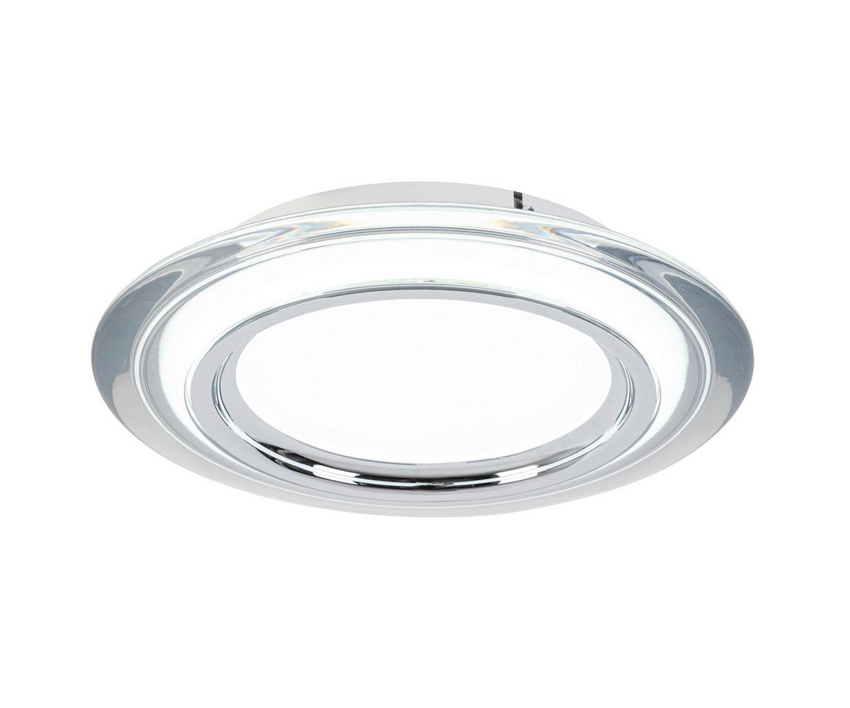 LAMPA SUFITOWA LED MACON - biały/przezroczysty, Design, tworzywo sztuczne/metal (35/6cm) - Novel