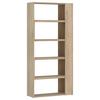Regal Motus - boje hrasta, Moderno, drvni materijal/plastika (82-146/180/35cm) - Modern Living