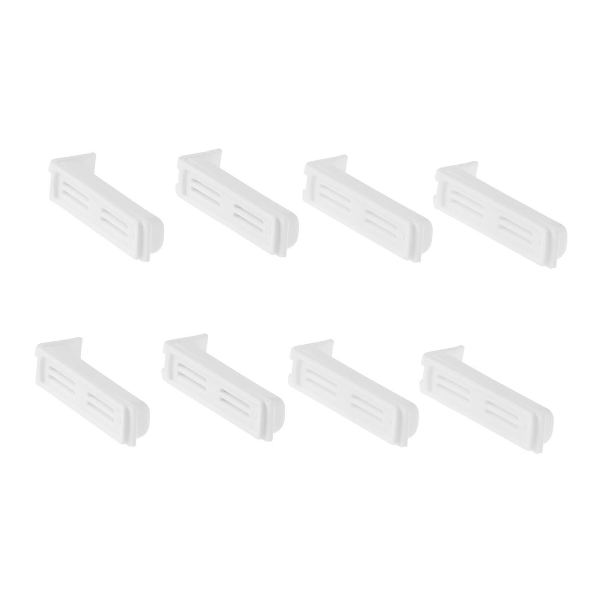 Kvačice Za Vrećice Clemens Kma 20/1 - bijela/siva, Konvencionalno, plastika - Mömax