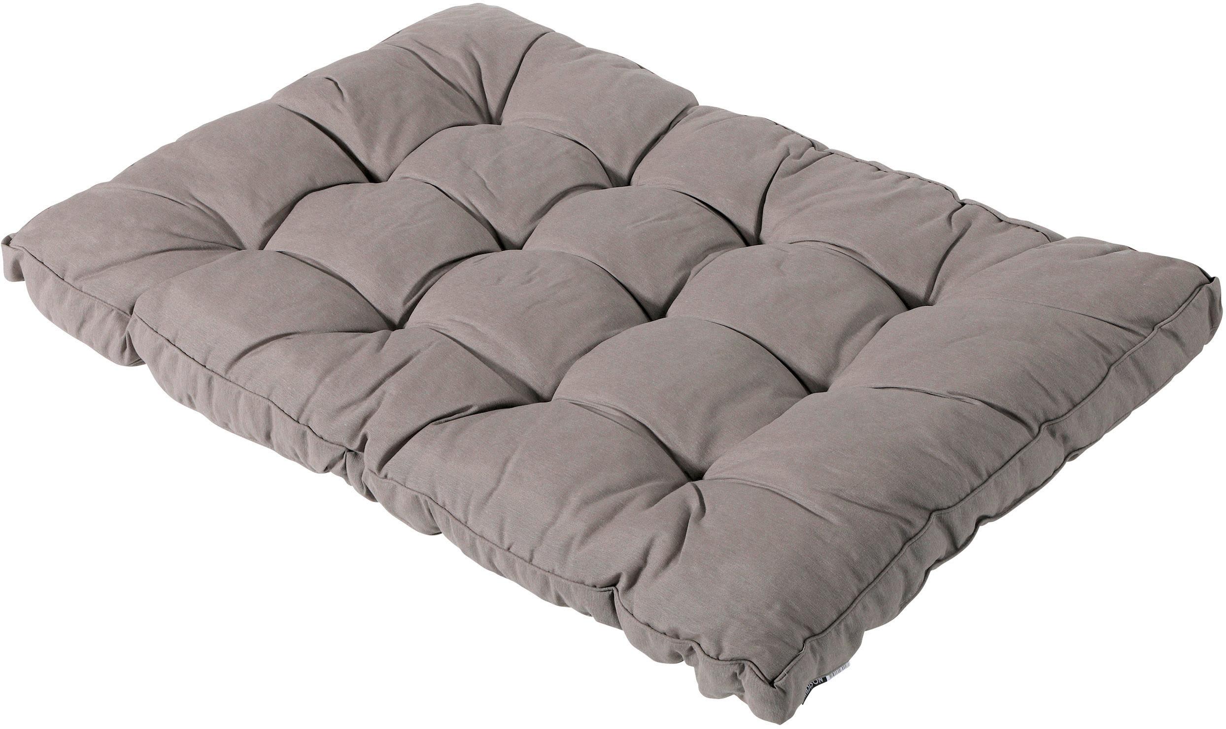 PALETTENKISSEN BASIC TAUPE,PAL.SITZKIS. - Taupe, MODERN, Textil (80/12/120cm) - Gardenson