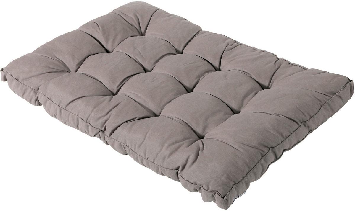 PALETTENKISSEN BASIC TAUPE,PAL.SITZKIS. - Taupe, MODERN, Textil (80/12/120cm) - Gardenson