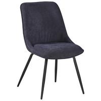 Stuhl Nova Grau - Schwarz/Grau, MODERN, Textil/Metall (51/85/61cm) - Premium Living