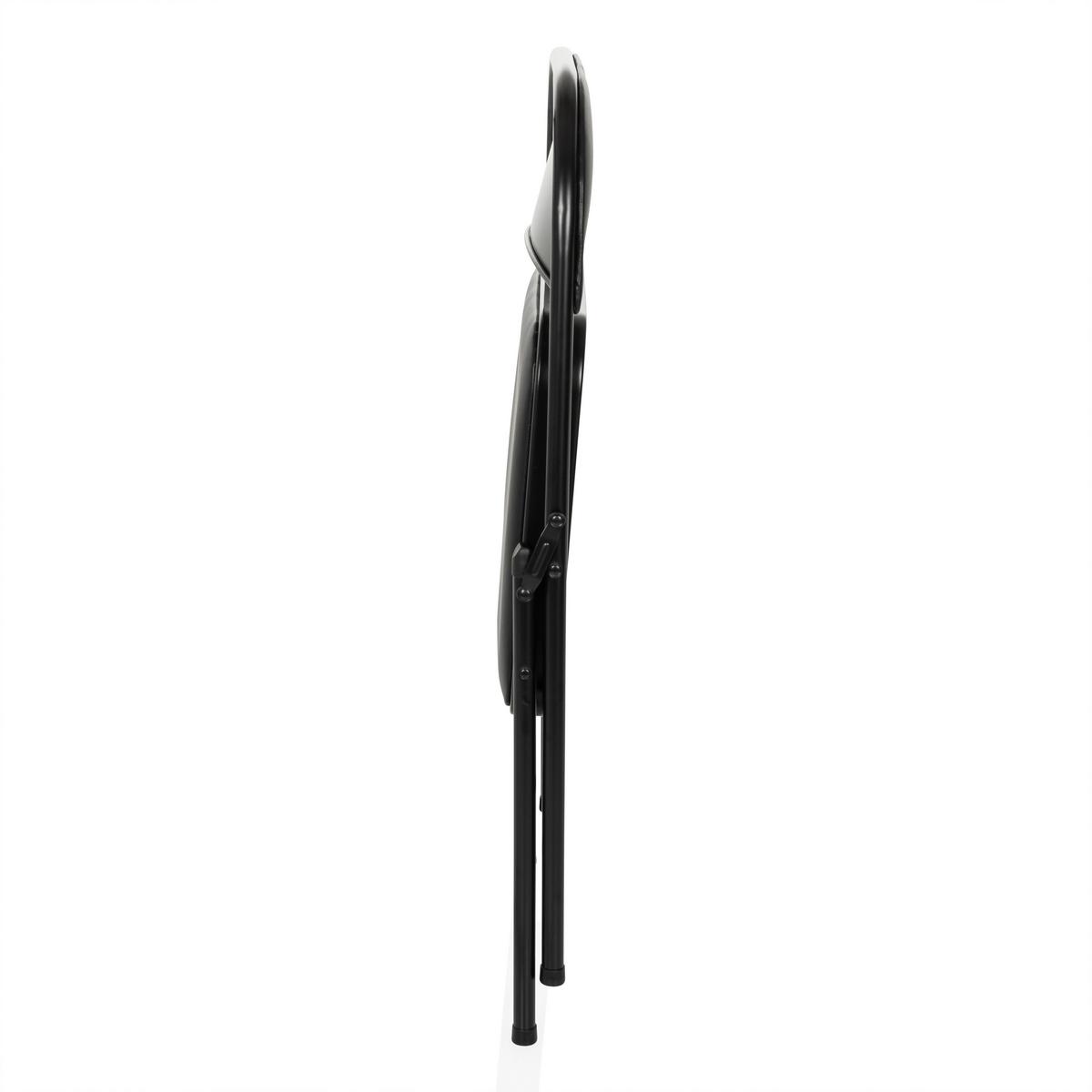 Zložljiv Stol Tudela H, Črna - črna, Moderno, kovina/umetna masa (46/78/45cm) - MID.YOU