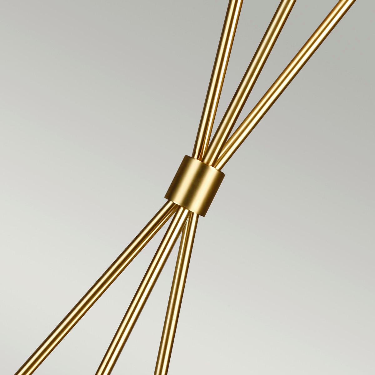 Svjetiljka Podna Fe-Penny-Fl-Bb - boje mjeda, Lifestyle, tekstil/metal (47/139.7cm) - Elstead Lighting