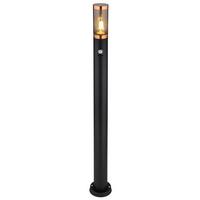 Zunanja Svetilka Boston, 15 W - siva/črna, Design, kovina/umetna masa (12,7/110cm) - Globo