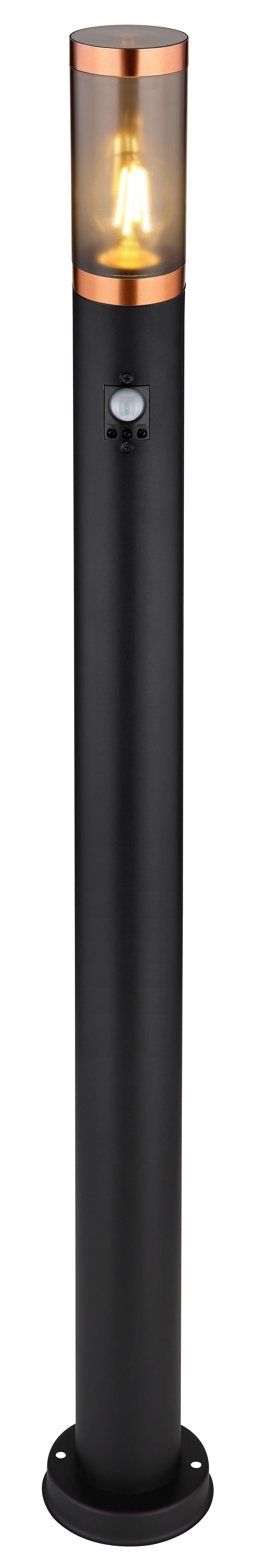 Zunanja Svetilka Boston, 15 W - siva/črna, Design, kovina/umetna masa (12,7/110cm) - Globo
