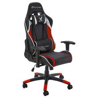 Gamingsessel Agility ca. 55x113x62,5cm Schwarz/Rot - Rot/Schwarz, MODERN, Kunststoff/Textil (55/113/62,5cm) - X Rocker