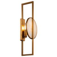 WANDLEUCHTE MARMO - Goldfarben, Trend, Stein/Metall (19/48/12cm) - MAYTONI