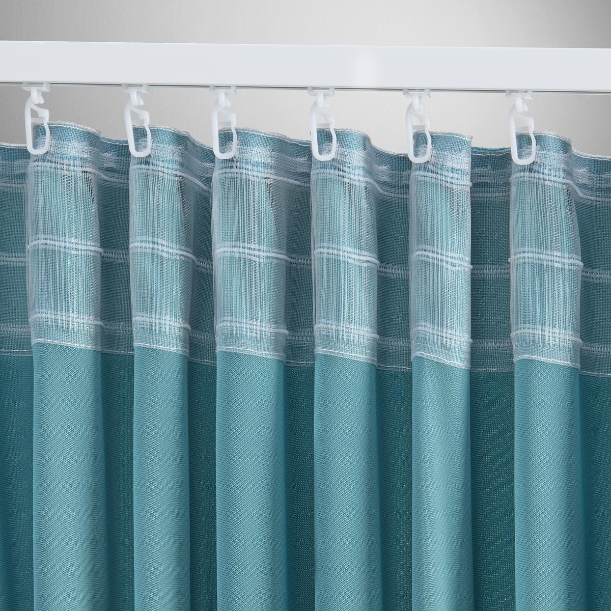 Fertigvorhang Bianca Samtoptik ca. 140x245cm - Jadegrün, KONVENTIONELL, Textil (140/245cm) - Modern Living