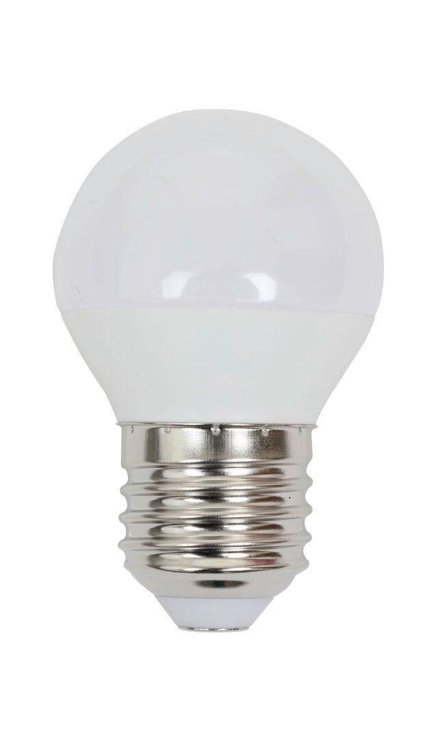 LED Fényforrás G45 E27 5w, 4000k - fehér, műanyag