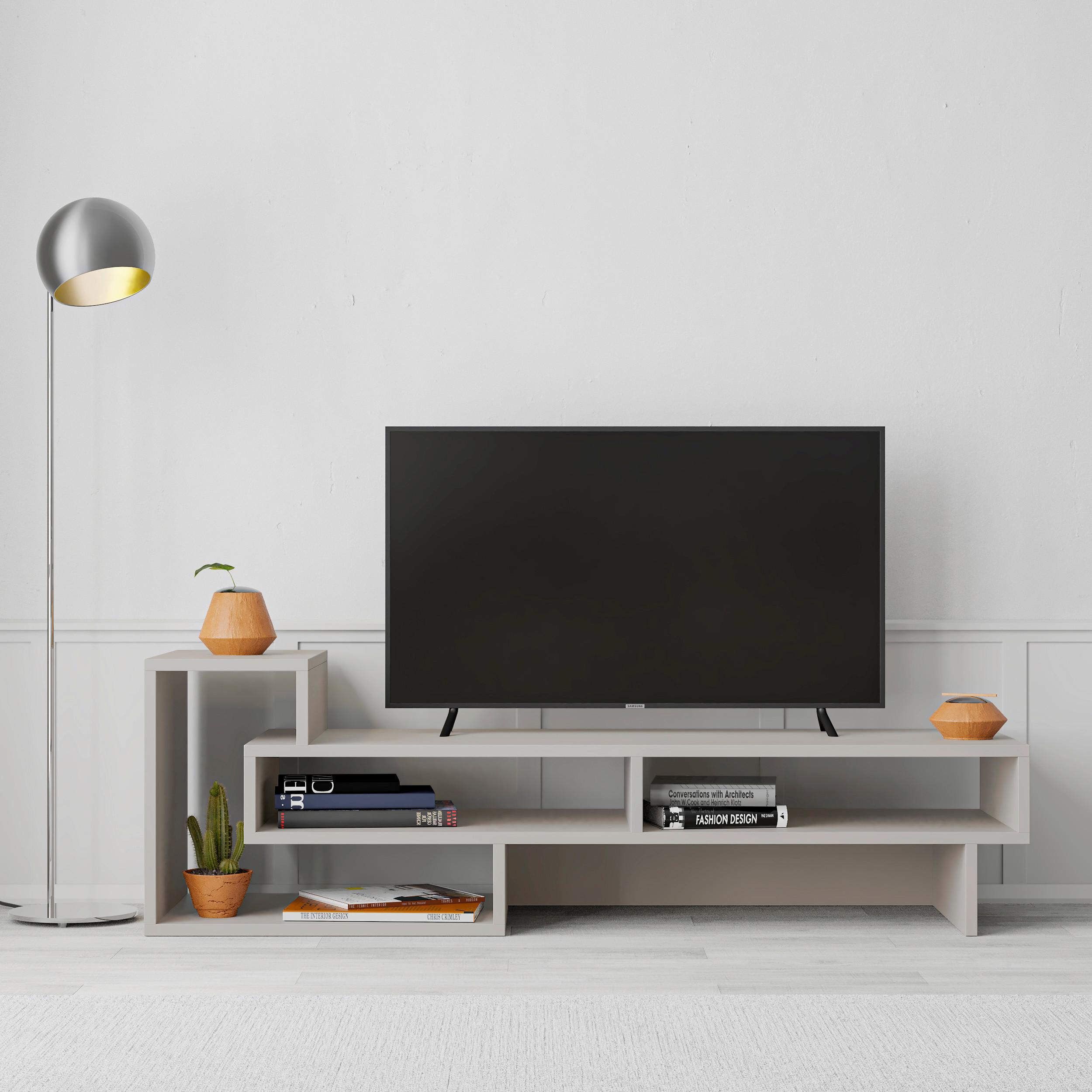 Tv Element Tetra, Mocha Rjava - mocha rjava, Design, leseni material (137/40/42cm) - Livetastic