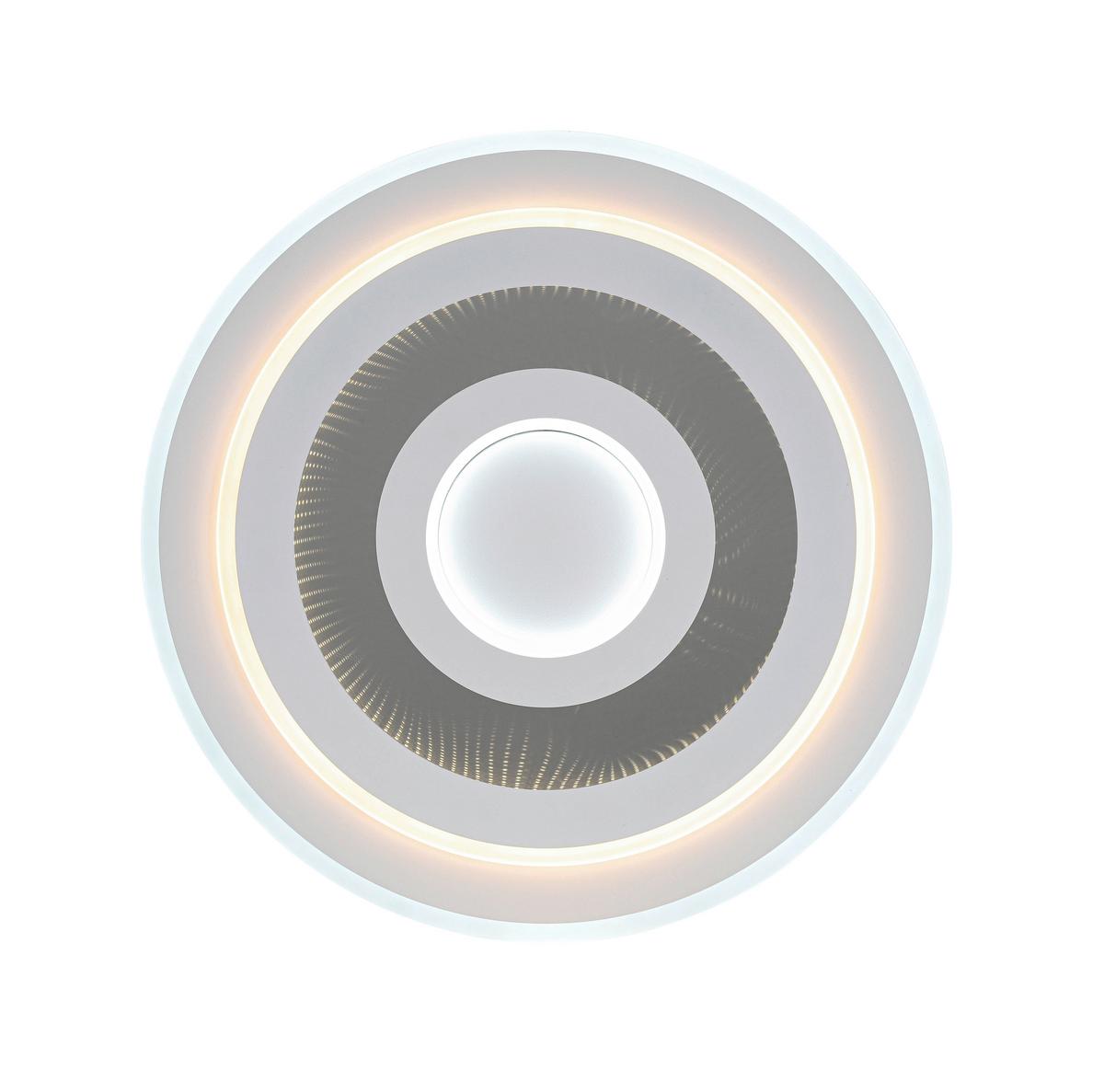 Plafonieră cu LED Birtu - alb, Modern, plastic/metal (49/4,3cm) - Mömax