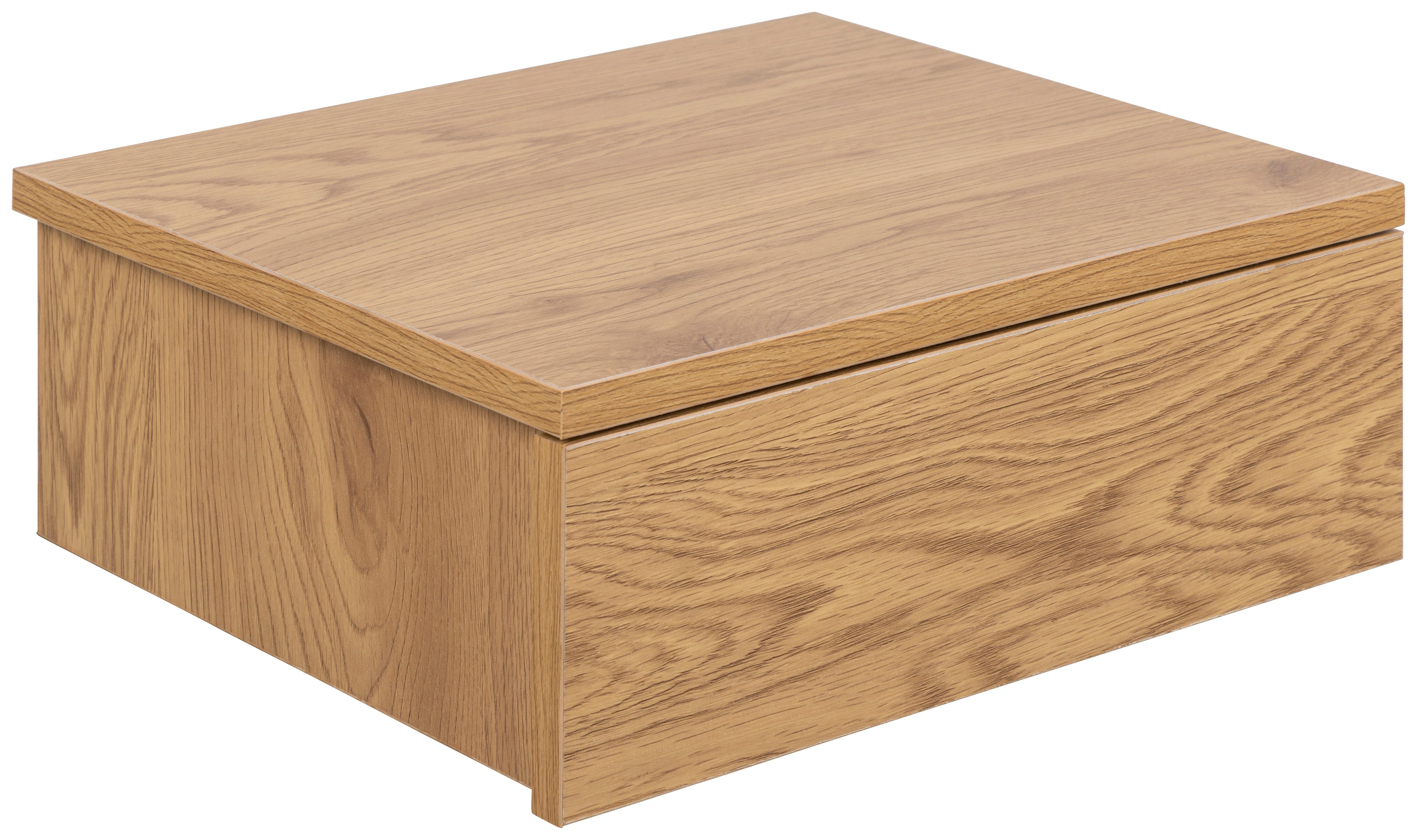 SZAFKA NOCNA AVIGNON - dąb dziki, Modern, materiał drewnopochodny (37/13/32cm) - MID.YOU