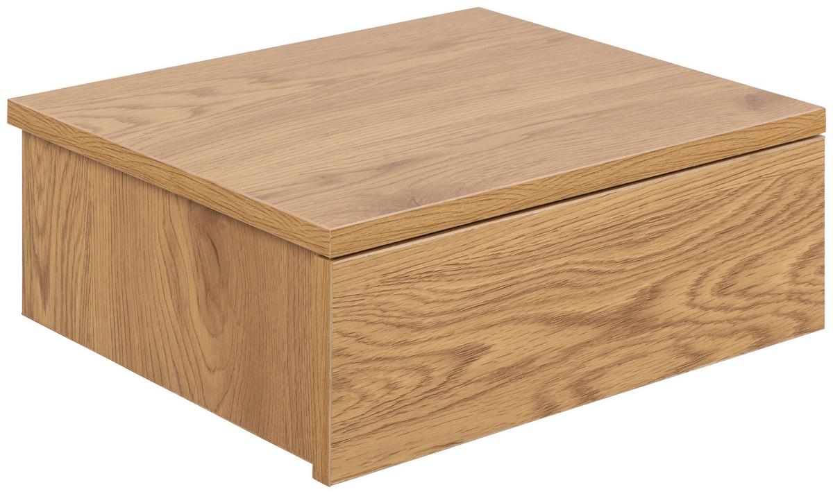 SZAFKA NOCNA AVIGNON - dąb dziki, Modern, materiał drewnopochodny (37/13/32cm) - MID.YOU