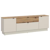 Tv Komoda Nexa - kašmir/hrast Artisan, Basics, drvni materijal/metal (180/59,5/40cm) - Modern Living