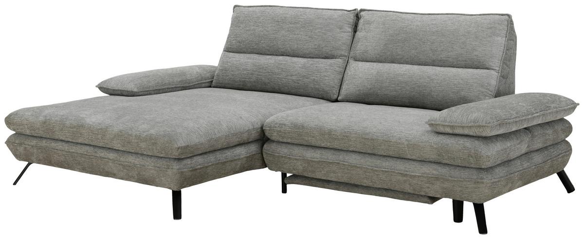 Kutna Garnitura Castello - siva/crna, Moderno, drvo/metal (110/174/97/276cm) - Mömax